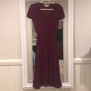 Wayf Blouson Midi Dress